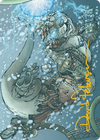 Kitsa, Otterball Elite // Kitsa, Otterball Elite (ABLB-042) - Bloomburrow Art Series (Borderless)