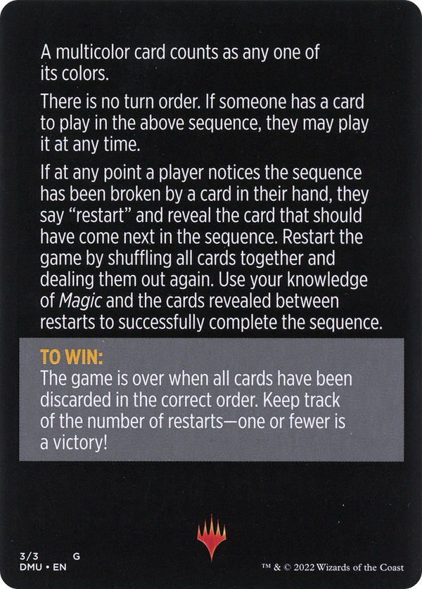 Telepathic Transmission // Telepathic Transmission (cont'd) (MDMU-003) - Dominaria United Minigames Foil