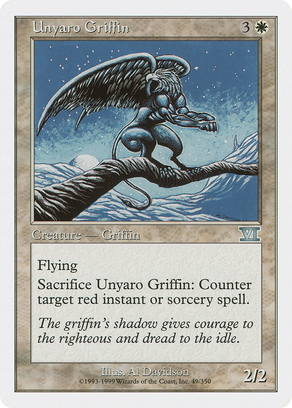 Unyaro Griffin [Classic Sixth Edition]