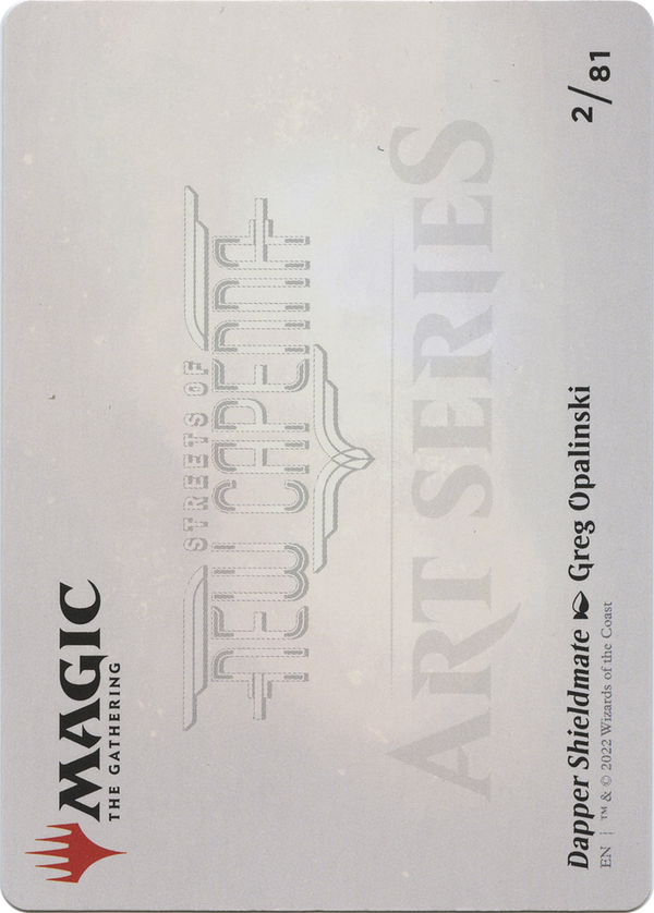 Dapper Shieldmate // Dapper Shieldmate (ASNC-002) - New Capenna Art Series (Borderless) Foil