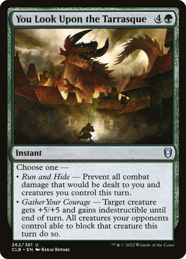 You Look Upon the Tarrasque [Commander Legends: Battle for Baldur's Gate]