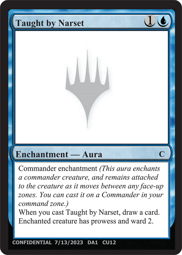 Taught by Narset (UNK-CU12B) - Unknown Event