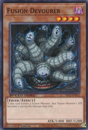 Fusion Devourer (SBC2-ENE11) - Speed Duel: Battle City Finals 1st Edition