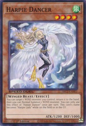Harpie Dancer (SBC2-ENH02) - Speed Duel: Battle City Finals 1st Edition