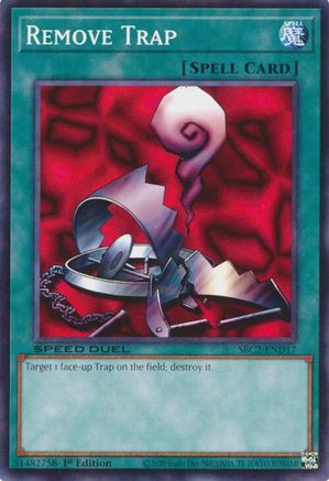 Remove Trap (SBC2-END17) - Speed Duel: Battle City Finals 1st Edition