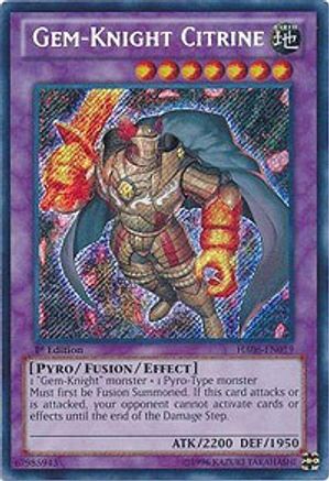 Gem-Knight Citrine (HA06-EN019) - Hidden Arsenal 6: Omega Xyz Unlimited
