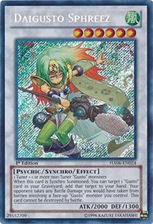 Daigusto Sphreez (HA06-EN024) - Hidden Arsenal 6: Omega Xyz 1st Edition