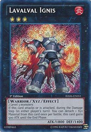 Lavalval Ignis (HA06-EN051) - Hidden Arsenal 6: Omega Xyz 1st Edition