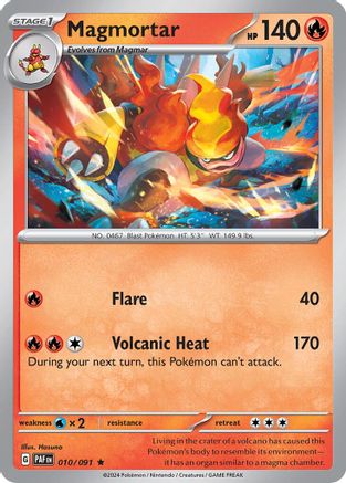 Magmortar 010/091  Deck Exclusives - Rare