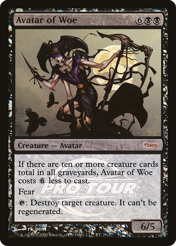 Avatar of Woe (Pro Tour) [Pro Tour Promos]