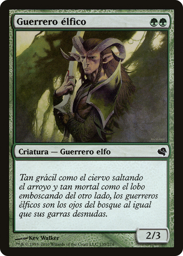 Elvish Visionary (Spanish) - "Guerrero elfico" (PS11-135) - Salvat 2011