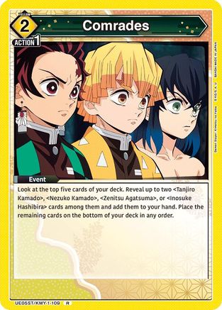 Comrades (UE05ST/KMY-1-109) - UE05ST Demon Slayer Kimetsu no Yaiba Starter Deck