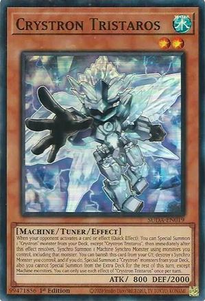 Crystron Tristaros (SUDA-EN019) - Supreme Darkness 1st Edition