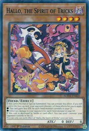 Hallo, the Spirit of Tricks (SUDA-EN026) - Supreme Darkness 1st Edition