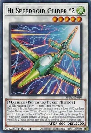 Hi-Speedroid Glider #2 (SUDA-EN040) - Supreme Darkness 1st Edition