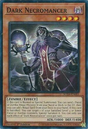Dark Necromancer (SUDA-EN081) - Supreme Darkness 1st Edition