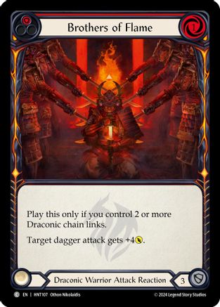 Brothers of Flame (Red) [HNT107] (The Hunted)