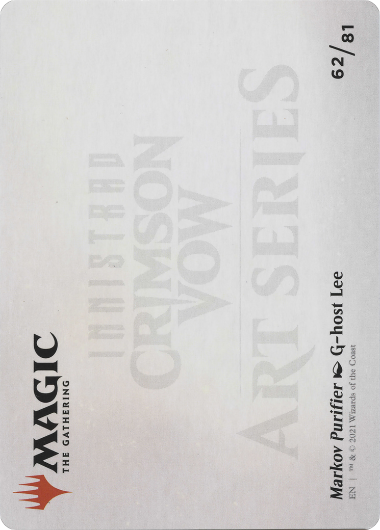 Markov Purifier // Markov Purifier (AVOW-062) - Crimson Vow Art Series (Borderless)