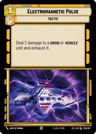 Electromagnetic Pulse (230/262) (230/257) [Jump to Lightspeed]