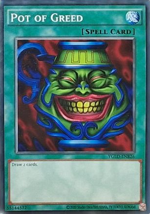 Pot of Greed (YGLD-ENB26) - King of Games: Yugi's Legendary Decks (2020 Date Reprint) Unlimited