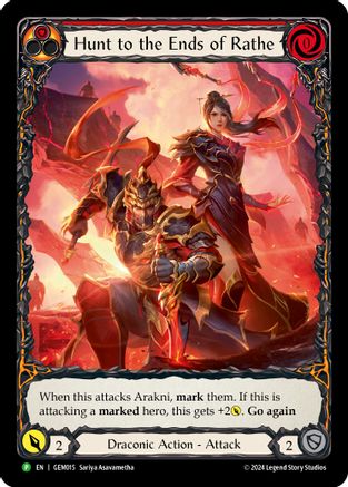 Hunt to the Ends of Rathe (Red) (GEM015) - GEM Pack 1