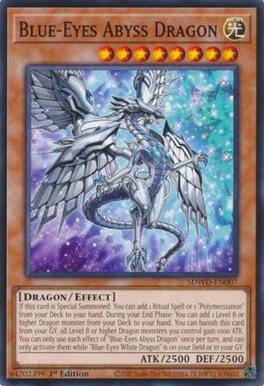 Blue-Eyes Abyss Dragon (SDWD-EN007) - Structure Deck: Blue-Eyes White Destiny Unlimited