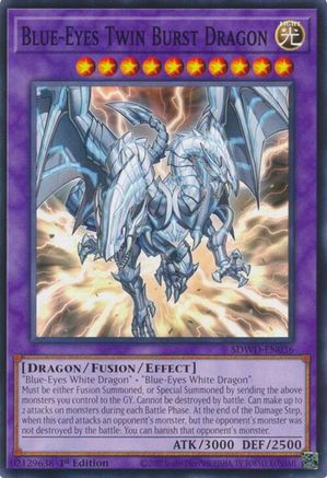 Blue-Eyes Twin Burst Dragon (SDWD-EN036) - Structure Deck: Blue-Eyes White Destiny Unlimited