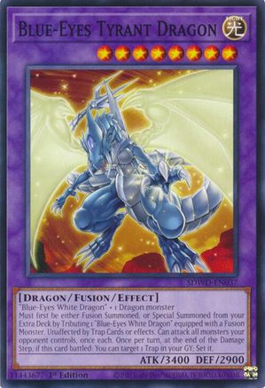 Blue-Eyes Tyrant Dragon (SDWD-EN037) - Structure Deck: Blue-Eyes White Destiny 1st Edition