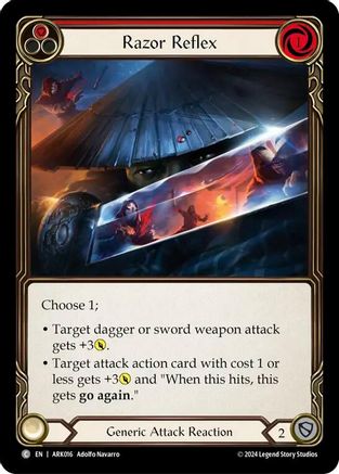 Razor Reflex (Red) [ARK016] (The Hunted Arakni Blitz Deck)