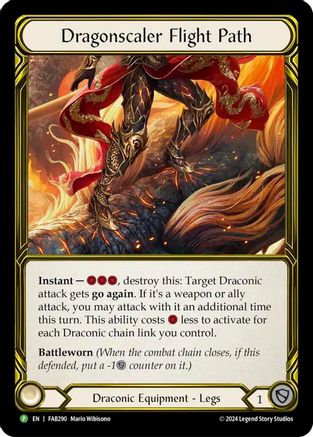 Dragonscaler Flight Path [FAB290] (Promo)  Cold Foil
