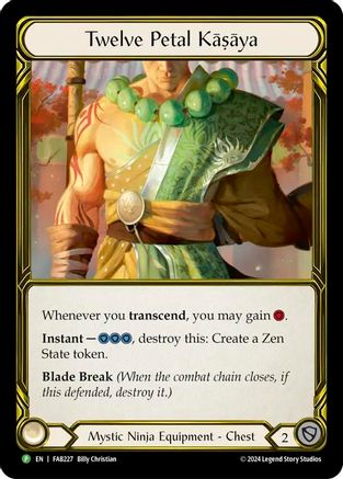 Twelve Petal Kasaya [FAB227] (Promo)  Cold Foil
