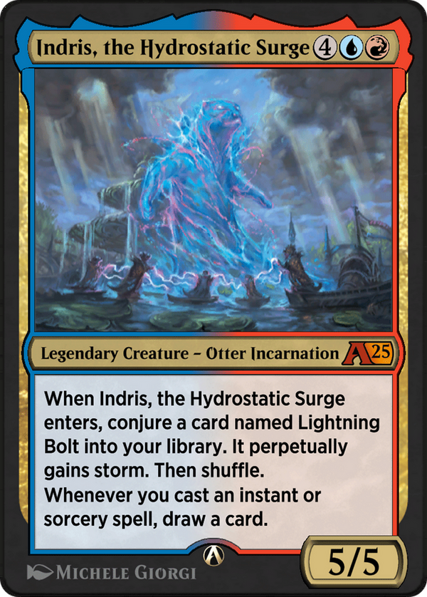 Indris, the Hydrostatic Surge (YBLB-025) - Alchemy: Bloomburrow