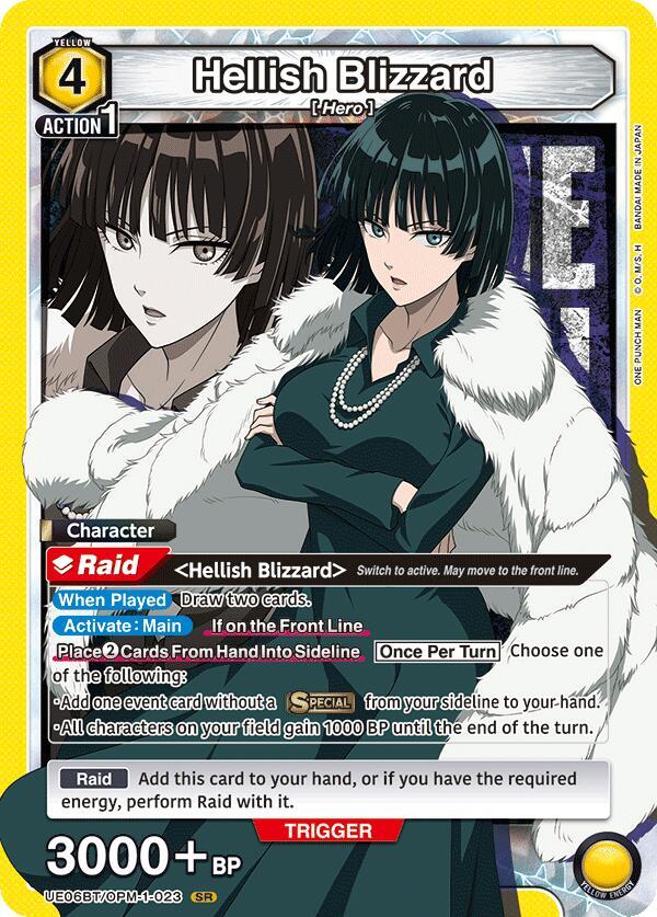 Hellish Blizzard (023) - UE06BT: One Punch Man [Union Arena]