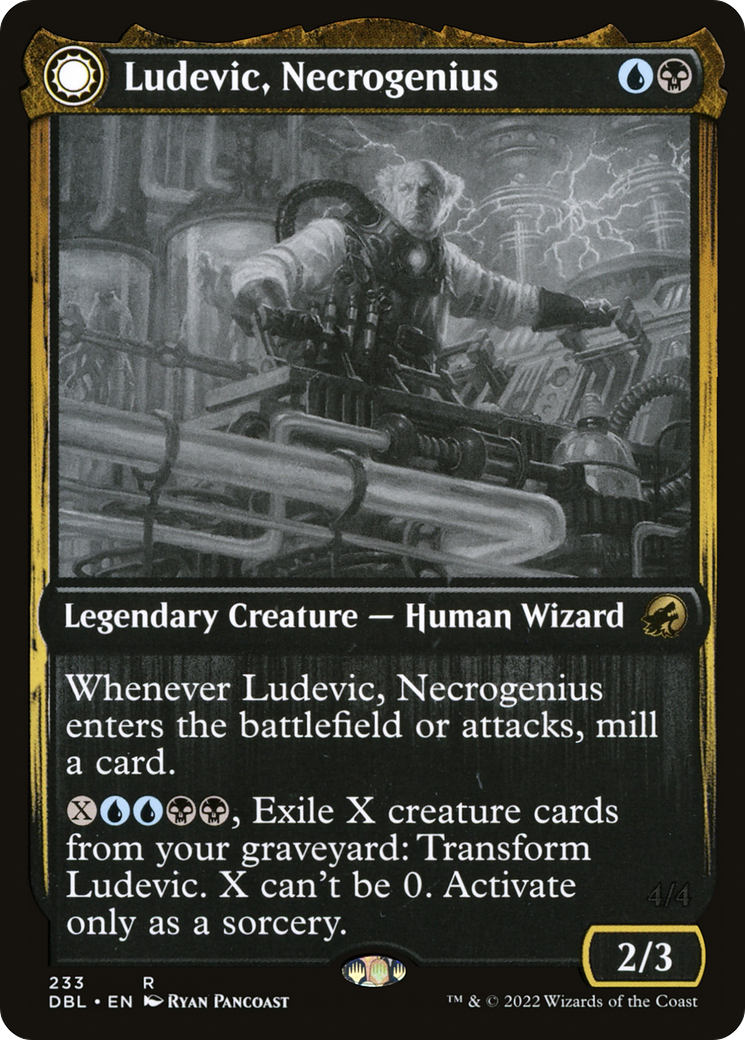 Ludevic, Necrogenius // Olag, Ludevic's Hubris [Innistrad: Double Feature]