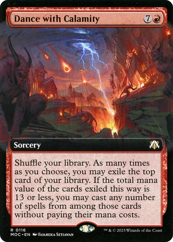 Dance with Calamity (Extended Art) [March of the Machine Commander]