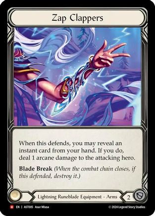 Zap Clappers [AST005] (Armory Deck: Aurora)  Rainbow Foil