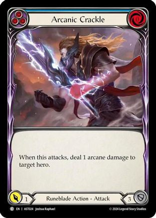 Arcanic Crackle (Blue) [AST024] (Armory Deck: Aurora)