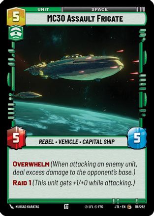 MC30 Assault Frigate (118/262) (118/262) [Jump to Lightspeed]