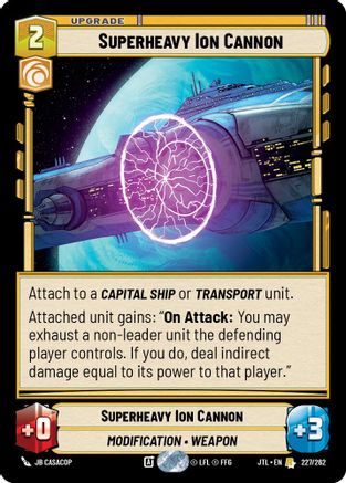 Superheavy Ion Cannon (227/262) (227/262) [Jump to Lightspeed]