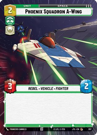 Phoenix Squadron A-Wing (357) (Hyperspace) (357) [Jump to Lightspeed]
