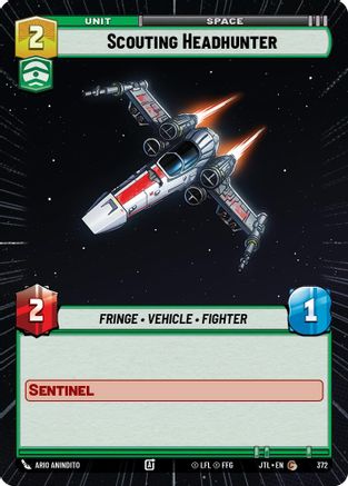 Scouting Headhunter (372) (Hyperspace) (372) [Jump to Lightspeed]