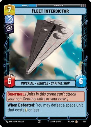 Fleet Interdictor (538) (538) [Jump to Lightspeed]