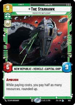 The Starhawk - Prototype Battleship (603) (603) [Jump to Lightspeed]
