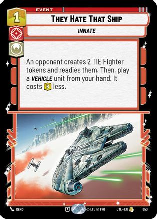 They Hate That Ship (653) (653) [Jump to Lightspeed]