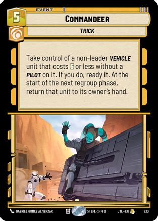 Commandeer (733) (733) [Jump to Lightspeed]