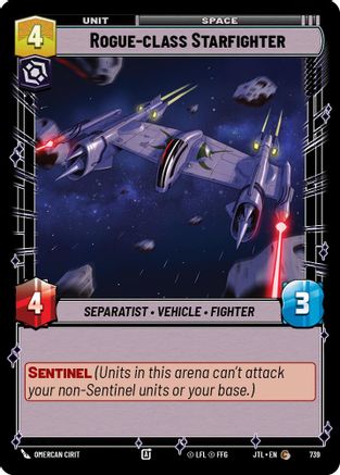 Rogue-class Starfighter (739) (739) [Jump to Lightspeed]