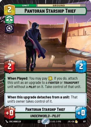 Pantoran Starship Thief (817) (Hyperspace Foil) (817) [Jump to Lightspeed]