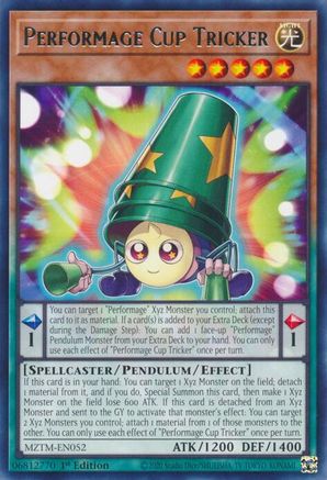 Performage Cup Tricker (MZTM-EN052) - Maze of the Master 1st Edition