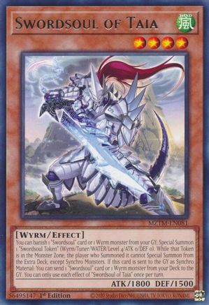 Swordsoul of Taia (MZTM-EN081) - Maze of the Master 1st Edition