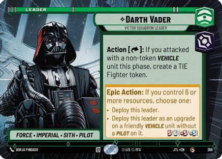 Darth Vader - Victor Squadron Leader (268) (Hyperspace) (268) [Jump to Lightspeed]
